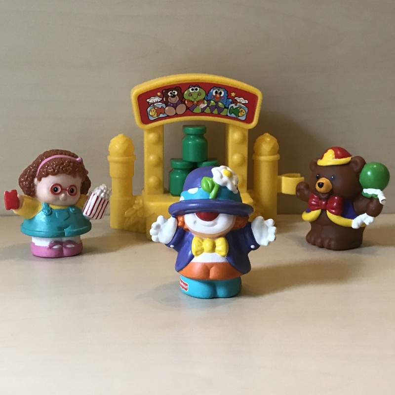 Fisher Price : Little People.  Kermis. Ballengooien. Set 155.