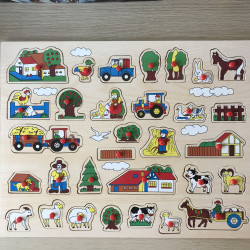 Puzzelplank. Eichhorn. 32 stukjes