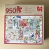 Flower Stamps. Janneke Brinkman. 950 stukjes