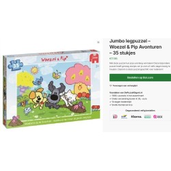 Woezel en Pip : Avonturen in de tovertuin. 35 stukjes. Zie tekst