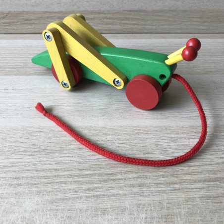 Houten sprinkhaan / krekel