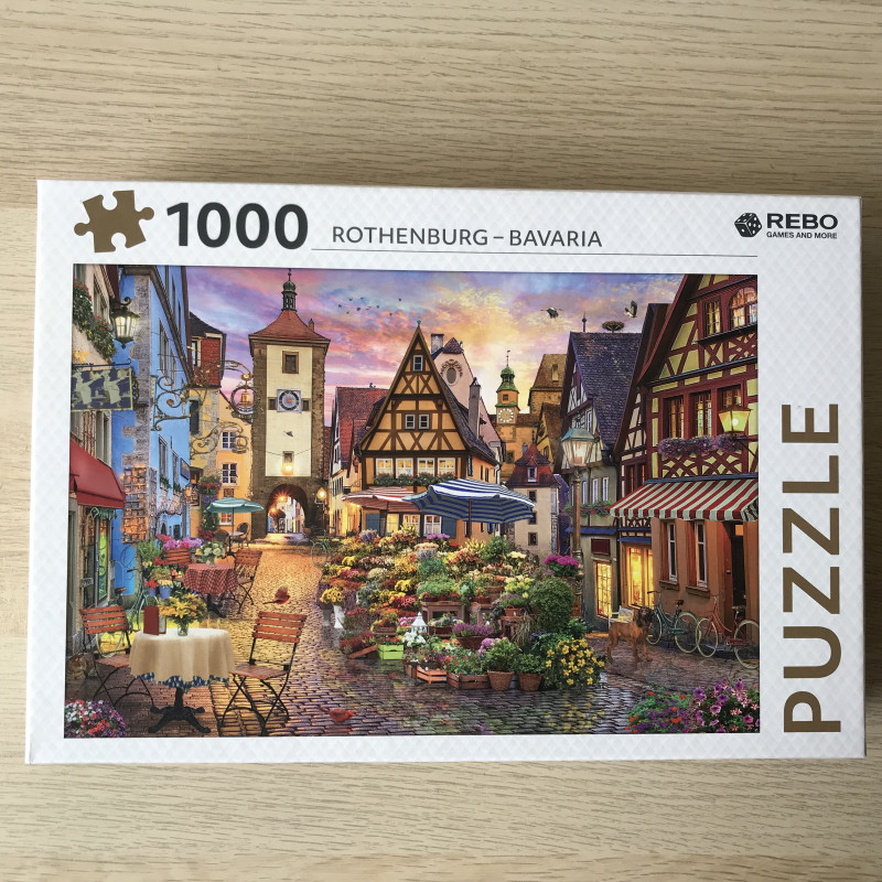puzzel : Rothenburg. 1000 stukjes