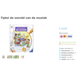 Tiptoi : De wereld van de muziek
