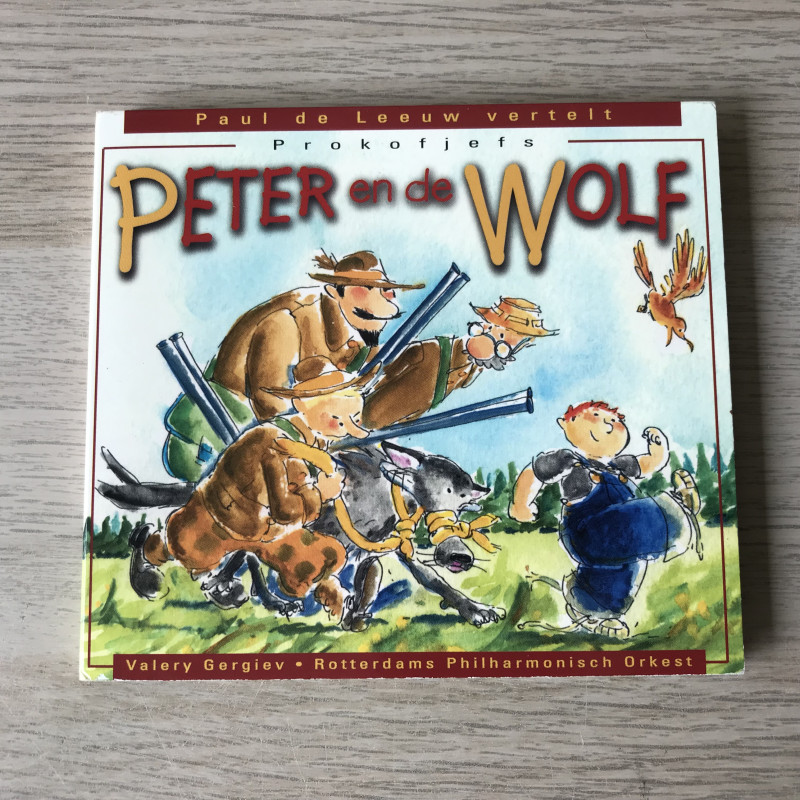 Peter en de Wolf. Boekje met CD
