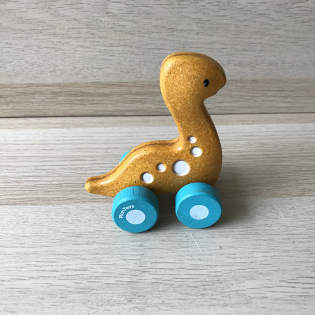 Plantoys : 1 kleine dino op wielen
