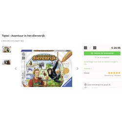 Tiptoi : Avontuur in het dierenrijk.