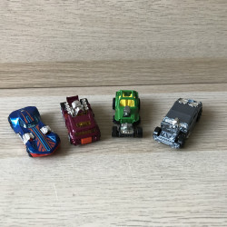 4 Hotwheels : 4 snelle autootjes
