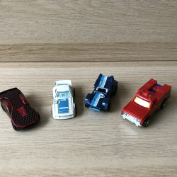 4 Hotwheels : 4 snelle autootjes