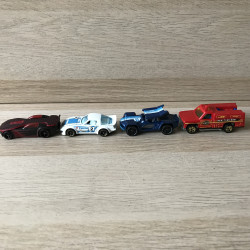 4 Hotwheels : 4 snelle autootjes