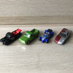 4 Hotwheels : 4 snelle autootjes