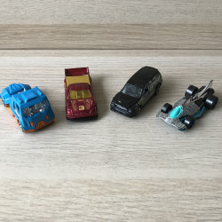 4 Hotwheels : 4 snelle autootjes