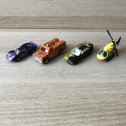 4 Hotwheels : 4 snelle autootjes