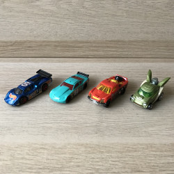 4 Hotwheels : 4 snelle autootjes