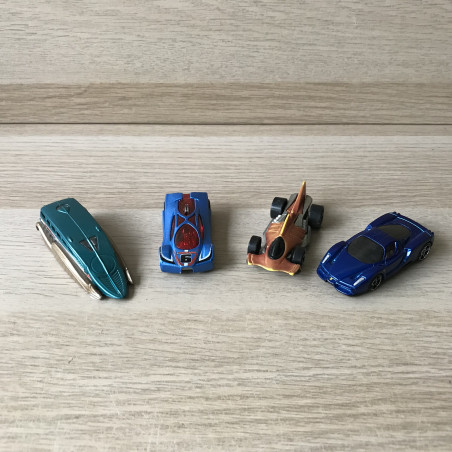 4 Hotwheels : 4 snelle autootjes