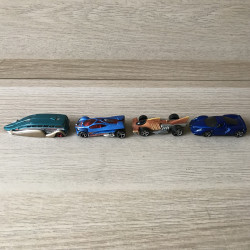 4 Hotwheels : 4 snelle autootjes