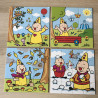 Bumba : 4 seizoenen 4 puzzels. 4, 6, 9 en 16 stukken