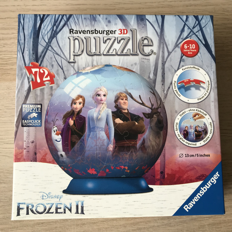 3D puzzel. Frozen.  72 stukjes