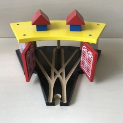 Remise voor Houten treinbaan