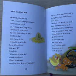 Leren lezen met Kluitman : Poes Moos en de draak