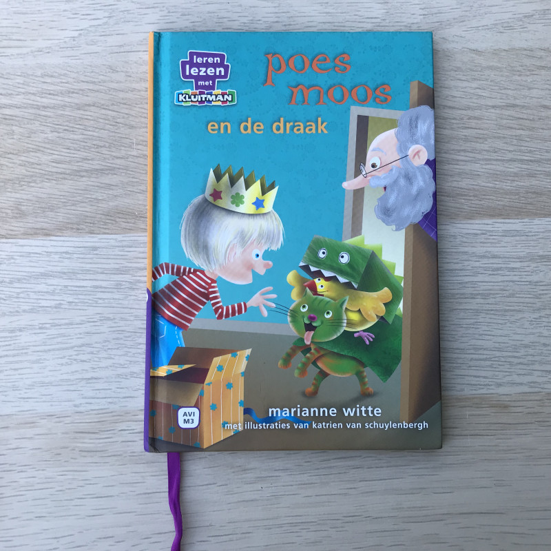 Leren lezen met Kluitman : Poes Moos en de draak