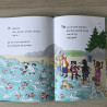 Leren lezen met Kluitman : De bol van lif. De bol gaat de zee in.