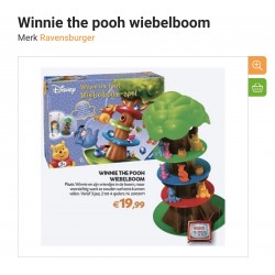 Winnie de Pooh : Wiebelboom-spel.