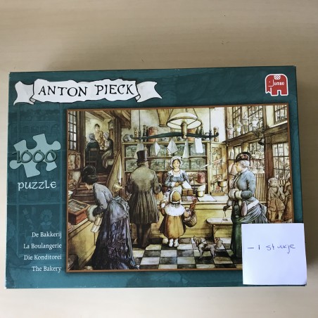 -1 stukje. Anton Pieck : de Bakkerij. 1000 stukjes