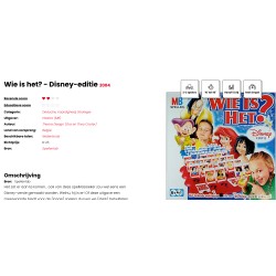 Wie is het? : Disney editie