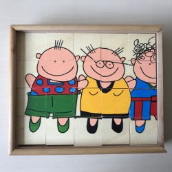 Janbibejan : Houten Puzzel. 40 stukjes.