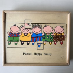Janbibejan : Houten Puzzel. 40 stukjes.