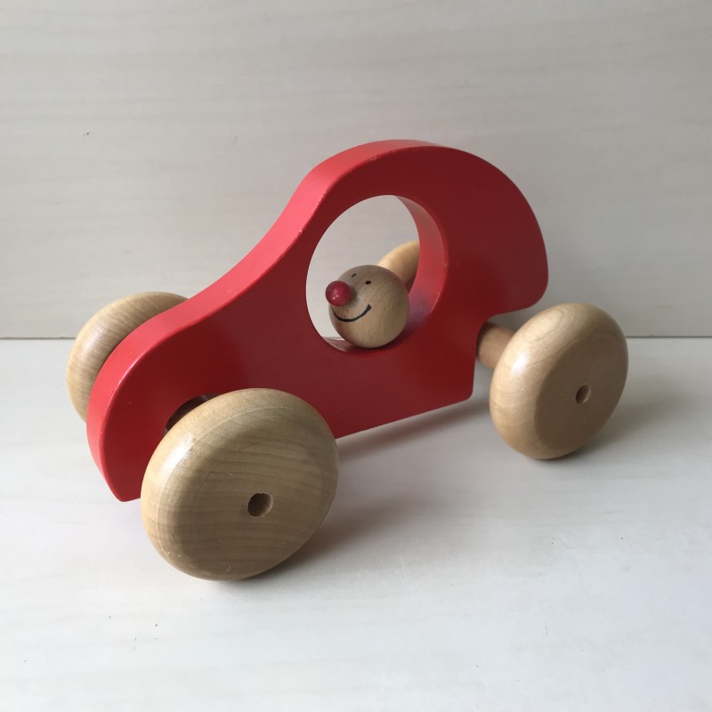 Janbibejan : Rode houten auto.