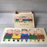 Janbibejan : Houten Puzzel. 40 stukjes.
