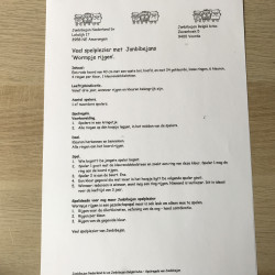 Janbibejan : Wormpje rijgen