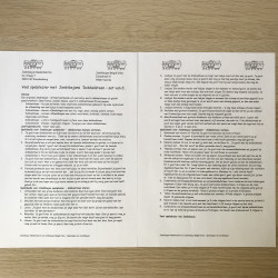 Janbibejan Dobbelsteen. Set van 6 voor veel spelletjes