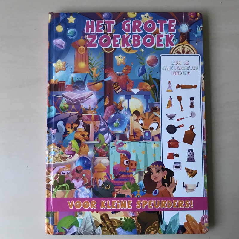 Het grote zoekboek voor kleine speurders. Kun je alle plaatjes vinden?