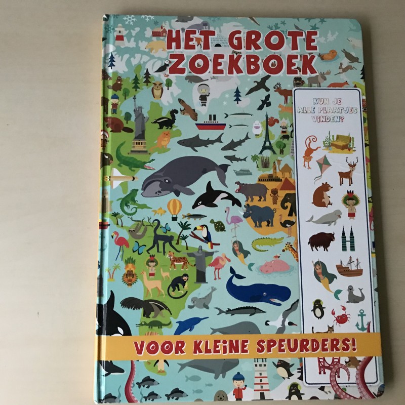 Het grote zoekboek voor kleine speurders. Kun je alle plaatjes vinden?