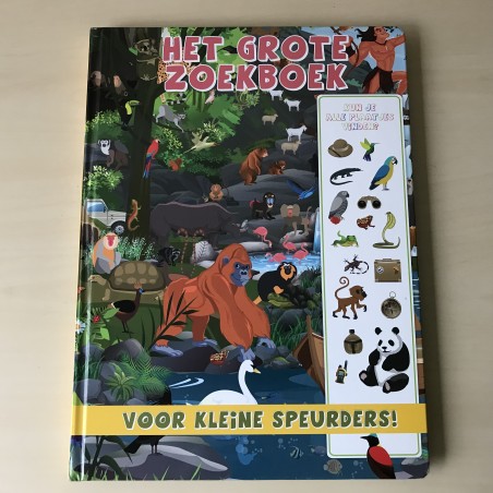 Het grote zoekboek voor kleine speurders. Kun je alle plaatjes vinden?