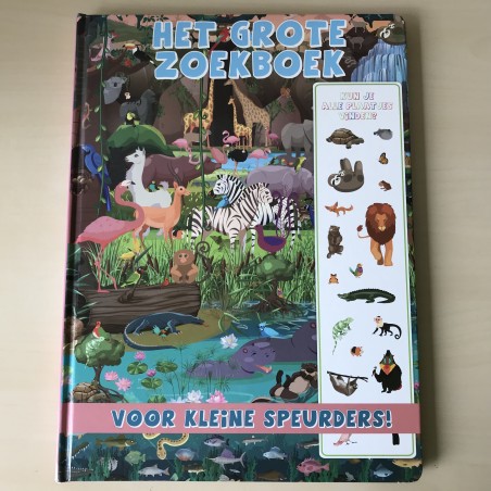 Het grote zoekboek voor kleine speurders. Kun je alle plaatjes vinden?
