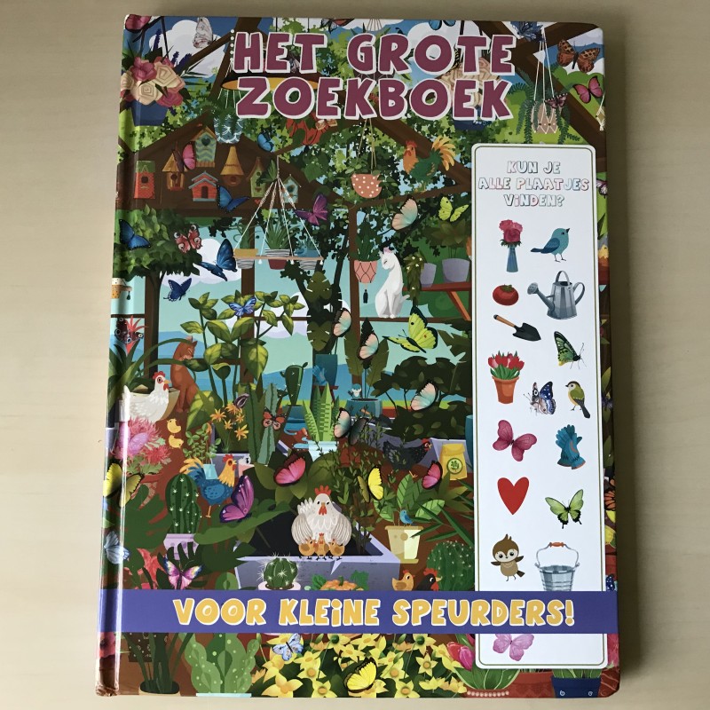 Het grote zoekboek voor kleine speurders. Kun je alle plaatjes vinden?
