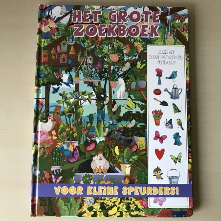 Het grote zoekboek voor kleine speurders. Kun je alle plaatjes vinden?