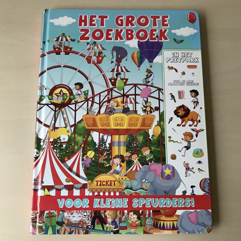 Het grote zoekboek voor kleine speurders. In het pretpark