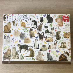 Francien : Kattenposter. 1000 stukjes.