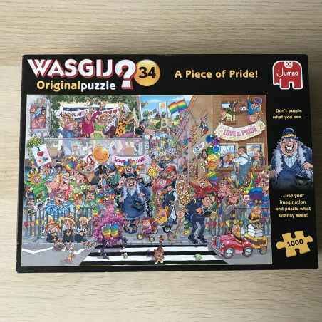 Wasgij : Original Puzzle. A Piece of Pride ! Een stukje Pride! Nummer 34. 1000 stukjes.