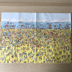 Where’s Wally. Op het strand.  500 stukjes