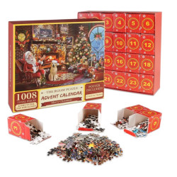 Puzzel van 1008 stukjes met Adventskalender