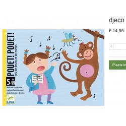 Djeco : Pouet! Pouet! (toet toet). Geluid en beweegspel.