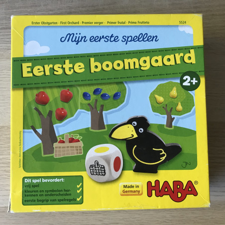 Haba : Mijn eerste spellen. Eerste boomgaard. Erster Obstgarten.