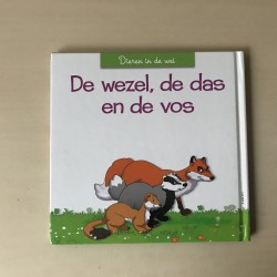 Dieren in de wei : De wezel, de das en de vos.