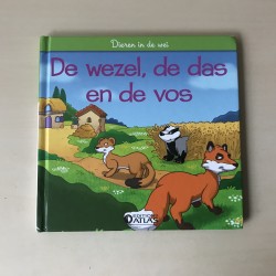 Dieren in de wei : De wezel, de das en de vos.