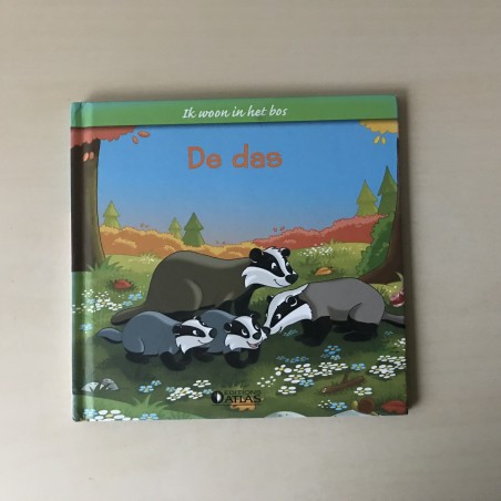 Ik woon in het bos : De das.